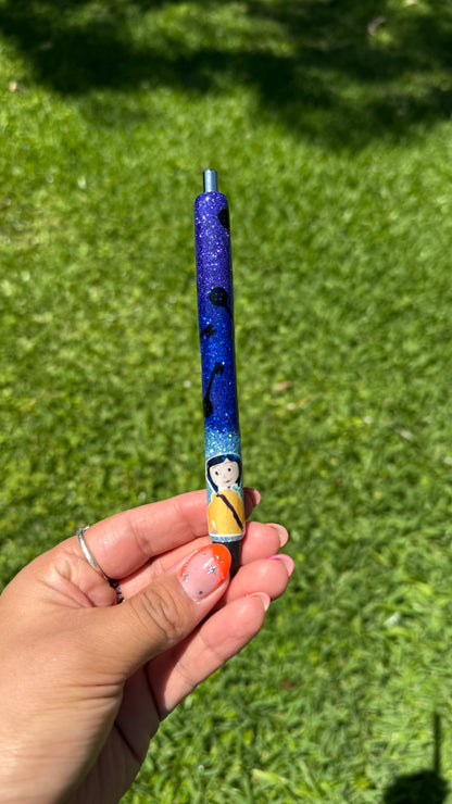 Coraline Inspired Pen